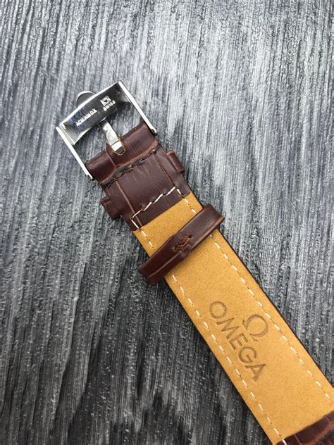 omega apple watch band|genuine omega watch leather bands.